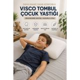 Auracar Çocuklar İçin Ortopedik Visco Tombul Yastık Boyun Destekli Terletmeyen Ergonomik Uyku Yastığı