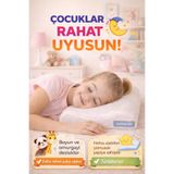 Auracar Çocuklar İçin Ortopedik Visco Yastık Boyun Destekli Terletmeyen Ergonomik Uyku Yastığı ÇÇ056455