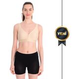 Aurafix Fermuarlı Liposuction Sütyen (Büyütme-Küçültme Operasyon Sonrası) LC-1610 - Bej - 5