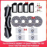 Auralia Brevity Ecovacs Deebot X1 Omni Turbo T10 T20 Omni T20/T20 MAX/T20 Pro Robot Süpürge Ana Yan Fırça Filtresi Paspas Torbaları (Yurt Dışından) - Süpürge Yedek Parçaları