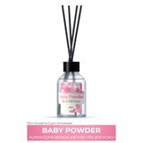 AURAN Bebek Pudrası Çubuklu Oda Kokusu Bambu Kokusu Baby Powder Reed Diffuser 50ml