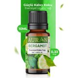 AURAN Bergamot Esansiyel Uçucu Koku Yağı Buhurdanlık Yağı Difüzör Esansı Hobi Esans Ortam Oda Kokusu 10ml