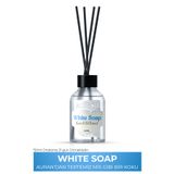 AURAN Beyaz Sabun Çubuklu Oda Kokusu Bambu Kokusu White Soup Reed Diffuser 50ml