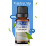 AURAN Beyaz Sabun Esansiyel Uçucu Koku Yağı Buhurdanlık Yağı Difüzör Esansı Hobi Esans Ortam Oda 10ml