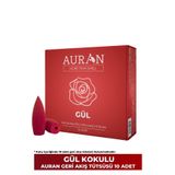AURAN Gül Kokulu Geri Akış Tütsüsü konik Tütsü Rose Backflow Incense Cones 10 Adet