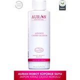 Auran Japon Kiraz Çiçeği Kokulu Akıllı Robot Süpürge Suyu Mop Suyu Yüzey Temizleyici Robot Deterjanı 250ML - Beyaz