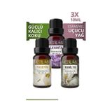 Auran Lavanta + Vanilya + Yasemin Saf Esansiyel Uçucu Yağı 3 x 10 ML