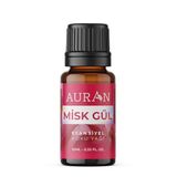 Auran Misk & Gül Saf Uçucu Yağ (10ml) -%100 Doğal Esansiyel Yağ | Buhurdanlık, Difüzör ve Oda Kokusu İçin Ferahlatıcı Etki
