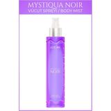 Auran Mystiqua Noir Kadın Vücut Spreyi Tropik Koku 150ml Ferahlatıcı Etki Sunar
