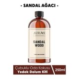 AURAN Sandal Ağacı Çubuklu Oda ve Ortam Kokusu Yedek Dolum Kiti Yedek Şişe Sandal Wood Refill 250ml
