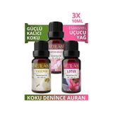 AURAN Yasemin, Lotus, Japon Kirazı Saf Uçucu Yağ Buhurdanlık Yağı