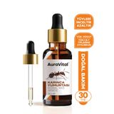AuraVital Karınca Yumurtası Yağı 30 Ml Doğal Yağ– Tüy Azaltıcı, Epilasyon Sonrası Cilt Bakım Yağı