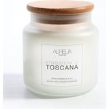 Aurelia Genève Atmosfera Di Toscana - Gentle Magnolia & Lily - Manolya & Zambak Kokulu Mum - 450 gr - Beyaz - 1 Adet