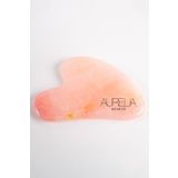Aurelia Genève Rose Quartz Gua Sha Crystal - Heart - Gua Sha Taşı - Pembe Kuvars