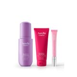 Aurelia Genève The Glow Skin Trio - Temizleme Köpüğü, Peeling, & Nemlendirici Etkili Lip Balm Seti