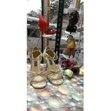 Aurelia Şampanya Deri-,Tango Dans Ve Salon Ayakkabısı 8,5 Cm 13 Pont Kapalı Topuk