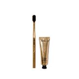 Aurezzi Travel Mini Gold Menthol Gold Diş Macunu 25 Ml + Gold White Soft Diş Fırçası İkili Set - Altın