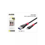 Auris 3.4A Micro 1.2M Işıklı Extra Güçlü Usb Kablo Ars-Cb24