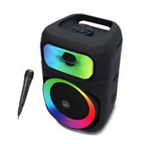 Auris KLN130 25 W 8 inç Mikrofonlu RGB Siyah Bluetooth Hoparlör