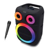 Auris KLN200 25 W 8 inç Mikrofonlu RGB Siyah Bluetooth Hoparlör