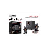 Auris PCSP60 2.1 Kablosuz Bilgisayar Hoparlörü, Bluetooth, Radyo, USB, Hafıza Kartı, Kumanda, Siyah