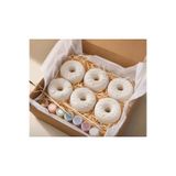 Aurocode Donut Figürlü Taş Tozu Boyama Kiti - 6'lı Yaz Tatili Çocuk Aktivite Seti
