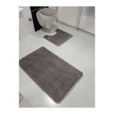 Aurora Brilliant BANYO PASPASI SİYAH KLOZET TAKIMI PELUŞ PASPAS SETİ 60X100 / 50X54 / 45X37