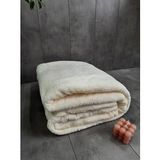 Aurora Krem Welsoft Koltuk Örtüsü Çekyat Örtüsü 185x220 cm
