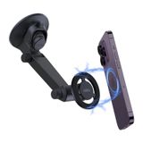 AUROX Magsafe Araba Montajı ile Uyumlu Telefon Tutacağı [Süper Vantuzlu ve Daha Güçlü Mıknatıslar] Ayarlanabilir Manyetik Ön Cam Araba Telefon Tutucu iPhone 14/13/12 Serisi ve Çoğu Akıllı Telefon için