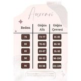 Aurrari Dolgusuz Balenli Sütyen, 90B, bossutyen, bordo, Kadın