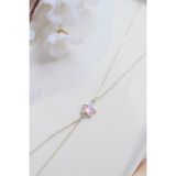 Aurrari Silver Pembe Zirkon Taşlı Yıldız Şahmeran - standart - Gold