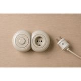 Auru İkili Priz+Dimmer Beyaz