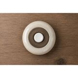 Auru Tekli Dimmer, Beyaz Kahverengi