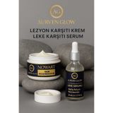 AURVEN GLOW NOWART Et Beni - Siğil Bakım Kremi + LUVEN GLOW Leke Serumu