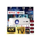 Aurzen D1 Smart Tv 4K Destekli Projeksiyon Cihazı +Hdr10+Auto Focus+Auto Keystone+6G Wifi+6.1