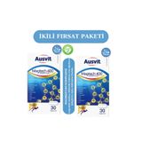 Ausvit Magtech 400 İKİ KUTU Magnezyum Kompleks Tablet | D3, B6 (P5P) ve Bor İçeren Takviye Edici Gıda