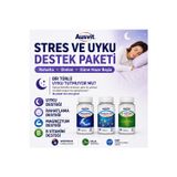 Ausvit Stres, Rahatlama ve Uyku Destek Paketi 3'lü Set