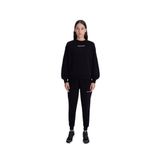 Authentic Angely Kadın Siyah Comfort Fit Sweatshirt L SİYAH