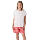 Authentic Kailyn Kız Çocuk T-Shirt - 38284SW Beyaz