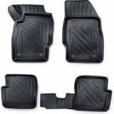 Auto Good Store Opel Corsa D 2007-2014 Birebir Uyumlu Araca Özel 4d Havuzlu Oto Paspas Mars - Siyah