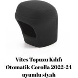 Auto Good Store Toyota Corolla 2020-2024 Uyumlu Otomatik Silikon Vites Topuzu Kılıfı Siyah