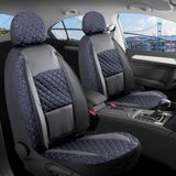 Auto Good Store toyota Corolla Eski Uyumlu Lüx Yarı Deri Oto Koltuk Kılıfı Ön Arka Takım Alp Serisi Siyah Mavi Auto Good Store - Siyah - Mavi