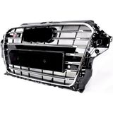 Auto GP Audi A3 S3 Ön Panjur Izgara Krom Siyah 2013 / 2016