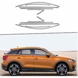 Auto GP Audi q2 cam çerçevesi kenar çıtası krom tamtur 2016+ 10 parça