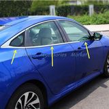 Auto GP Honda civic fc5 cam kenar krom çerçevesi çıtası nikelajı 2016 / 2022