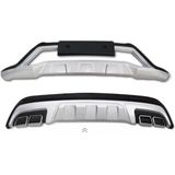 Auto GP Hyundai Tucson 2015 2017 Turbolu Modeller İçin Ön Arka Tampon Koruması Difüzör
