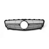 Auto GP Mercedes W176 Diamond 2016 2018 Siyah Çıta Ön Panjur Izgara