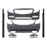 Auto GP Mercedes W205 C63 AMG 2014 2018 Komple Body Kit Tampon Seti