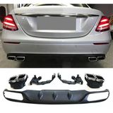 Auto GP Mercedes W213 E63 2016 2019 Normal Tampon Uyumlu Arka Tampon Difüzör