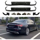 Auto GP Mercedes W213 E63 AMG 2021+ Arka Tampon Difüzör ve Egzoz Ucu Seti